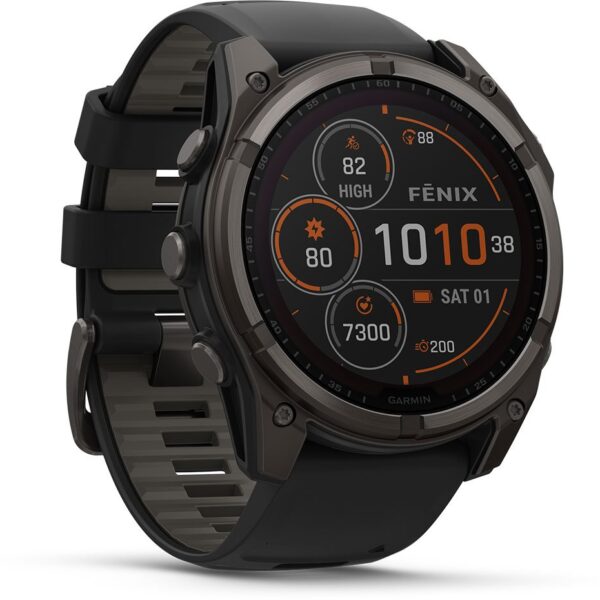 Second image of Garmin Fēnix® 8 - 51 mm Solar Sapphire - GPS Multisport Smartwatch