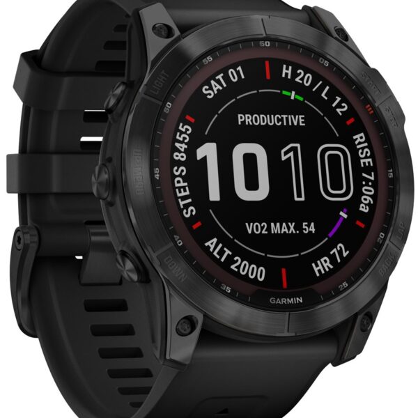 Second image of Garmin Fenix 7X SAPPHIRE SOLAR - GPS Multisport Smartwatch