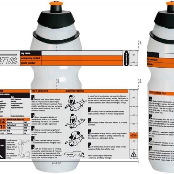 Second image of Tune Wasserträger 2.0 Carbonflaschenhalter + Trinkflasche 500ml